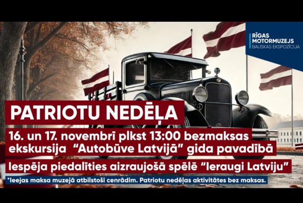 Patrotu nedēļa Bauskas motormuzejā